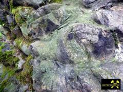 Pillow-Diabas-Felsen am Schloss Hofeck in Hof a.d. Saale, Oberfranken, Bayern, (D) (1) 02. Oktober 2014.JPG